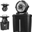 11L Bucket Portable Misting Fan with LED Light, 20000mAh (6.5/12h Working Rechargeable Camping Fan, 3 Strong Winds, 3 Large Spray Outlets,Cooling Mist Fans for Fishing/Travel/Garden Party/Tent