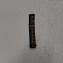 20mm Sport Loop Band Compatible With Samsung Galaxy Watch 7 6 5 4 40mm 44mm/Watch 5 Pro 45mm/Galaxy Watch 4 6 Classic 42mm 46mm 43mm 47mm/Watch 3 41mm/Active 2 Nylon Braided Strap for Women Men (Rainbow-Black)