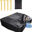 Waterproof Cover for Little Tikes Turtle Sandbox, 420D Oxford Sand Pit Cloth Turtle Sand Box Cover Windproof Outdoor Sandpit Protection for Kids Protect Toys, 38.6x34.7x11.8 inch