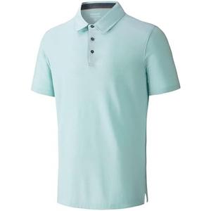 Men's Polo Shirts Short Sleeve Cotton Blend Moisture Wicking Dry Fit Performance Collared Golf Shirts for Men Size 3XL