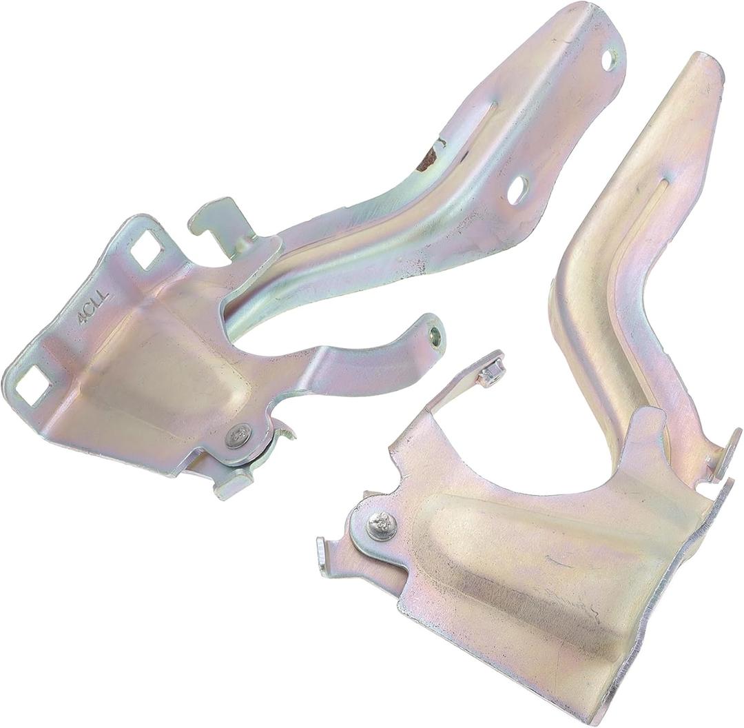 1 Pair Hood Hinges for Nissan Rogue 2014-2020 Front Driver and Passenger Side Front Bonnet Bracket No.654004BA0A/654014BA0A Silver Tone Cast Iron