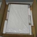 Dual-Monitor-Stand-Riser-For-Desk Adjustable Length 32-40 InchLarge Desktop Computer Monitor Riser For 2 ScreensDesk Shelf Organizer Riser Stand For Computer/Laptop/PC/Printer/TV White