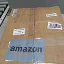 Huuger Night Stand Set of 2, Nightstand with 2 Drawers, Bed Side Table with Open Shelf, Wooden Top, End Table, Fabric Drawer, for Bedroom, Black