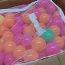 Amazon Basics BPA Free Ball Pit Balls with Storage Bag, Crush-Proof Plastic for Toddlers Kids 12+ Months Play, Phthalate Free, 6 Bright Colors, Pack of 400