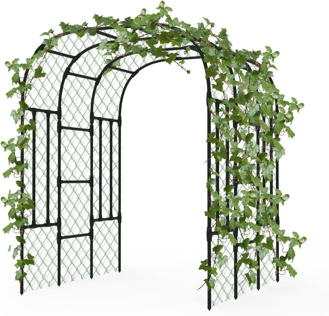 Trellis for Climbing Plants Outdoor - Grape Vine Trellis: 71 * 69 * 79 inch | Cucumber Trellis for Raised Bed, Garden Trellis for Climbing Plants, Cucumber, Vegetable, Tomato
