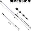 HOW TRUE Golf Ball Retriever, 18ft Aluminum Alloy Golf Ball Retriever for Water Telescopic Golf Ball Picker Upper