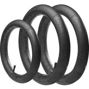 16" Back and 12.5" (2+1) Front Wheel Replacement Inner Tubes and Tires | Compatible with BoB Stroller Tire Revolution SE/Pro/Flex/SU/Ironman - Made from BPA/Latex Free Premium Quality Butyl Rubber
