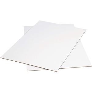Aviditi Corrugated Cardboard Sheets 24" x 36" (5 Pack) Large Card Board for Layer Separation Packaging Mailing Shipping Packing, and Protecting Products from Forklift Damage - White, 5 Pack