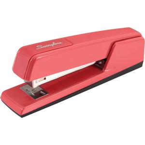 Swingline Stapler, 30 Sheet Capacity, 747 Classic Stapler, Jam Free, Metal, Lipstick Red (74718)