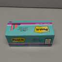 Post-it Super Sticky Notes, 24 Sticky Note Pads, 3 x 3 in., School Supplies, Office Products, Sticky Notes for Vertical Surfaces, Monitors, Walls and Windows, Supernova Neons Collection