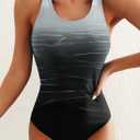 Herseas One Piece Swimsuit Women Slimming Tummy Control Bathing Suit Crisscross Back Athletic Modest Swim Suit 2026 (XXL)