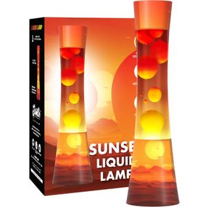 JAMBO 15.5" The Upgraded Motion Lamp, Sunset Decal Motion Light, Beautiful Home Decor, Living Room Bedroom Lamp, Relaxing Nightlight for Teens, Kids & Adults