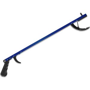 Blue Aluminum Reacher Grabber with Magnetic Tip