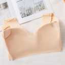 Pack Front Closure Bras for Women Full Coverage Lace Wireless Bralettes, Soft Breathable Support Wirefree Everyday Bras (XL)