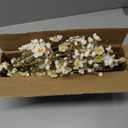 Florisso 6 PCS Artificial Cherry Blossom Branches Spring Indoor Decoration, Faux Flowers 34.45" Long Stems Plum Fake Peach Plants Real Touch Silk for Wedding Home Bedroom Party Table Office, White