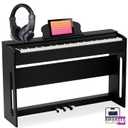 AODSK 88-Key Weighted Hammer Action Digital Piano with Speakers,Furniture Stand and Triple Pedals,Beginner's Course- Comes With Headphones,Piano Lessons,B-83S