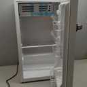 Frigidaire Retro Compact Fridge with Chiller, 3.2 cu ft Countertop Fridge with Built-In Bottle Opener, Compact Refrigerator for Office, Bedroom, Dorm Room or Cabin - 18.7"D x 19.01"W x 33.27"H (White)