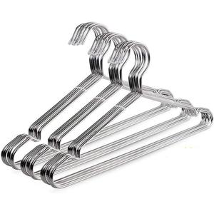 TIMMY Wire Hangers 30 Pack Stainless Steel Strong Metal Wire Hangers Clothes 16.5 Inch (Sliver)