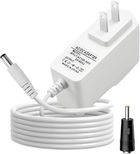 12V Power Cord Cable for Levoit Core Mini Air Purifier LAP-C161-WUS LAP-C161-KUS LAPC161WUS LAPC161KUS - Charger Power Supply - 6Ft Extra Length - White
