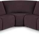 VANSOFY Extra Large Reclining Sectional Couch Covers, Washable 5-Piece Sofa Covers for L Shape Sectional Sofa Corner Seater, Thick, Soft Sofa Slipcovers (5 Seat Recliner Cover, Chocolate)
