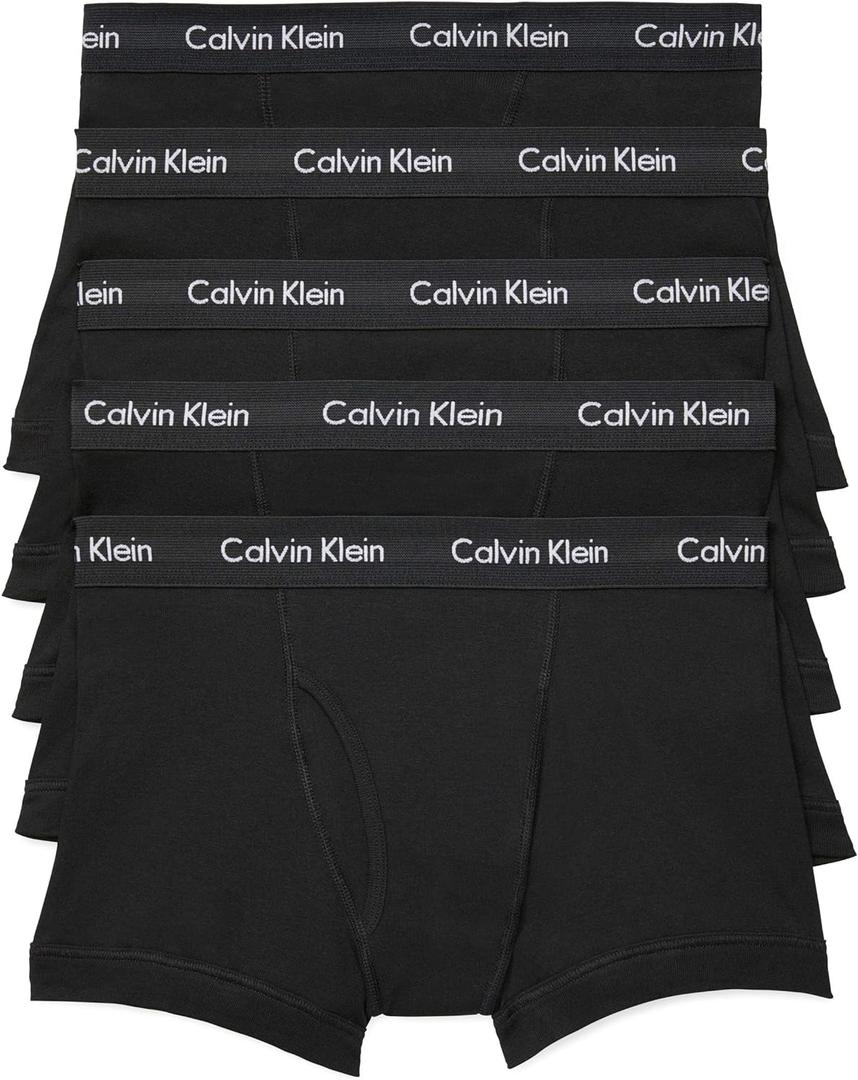 Calvin Klein Men's Cotton Classics 5-Pack Trunk (Large)