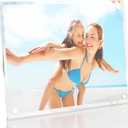 HELPLEX Picture Frames, 1 Pack 8x10 inch Acrylic Picture Frame Clear 8 x 10 Photo Frames Magnetic Picture Frames Ready for Tabletop Display, Effectively Protect Photos from Fading and Yellowing