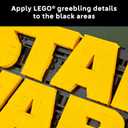 LEGO Star Wars Brick-Built Star Wars Logo - Building Set for Adults 18+ - Star Wars Gift Idea for Birthdays - Collectible DIY Model Kit - Home Decor Idea for Fans of The Movie Series - 75407