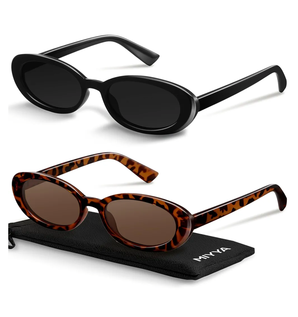 miyya Old Money Polarized Oval Sunglasses – 2025 Edition, UV400 Protection, Feather-Light Fit & Trendy Colors