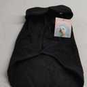 Dog Fleece Vest Pullover Warm Jacket Cozy Sweater with Leash Ring for Small Cats Dogs (M, Black)