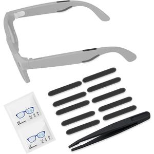 Speaker Dust Filter Stickers Compatible with Ray-Ban Meta (Gen 2) Smart Glasses 10PCS Acoustic Mesh Set + Precision Tweezers & Optical Care Sheets, Easy Install Eyewear Accessories