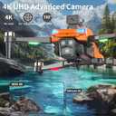 GPS Drone with 4K Camera for Adults, 4.5" Remote Control Screen, Auto Return, Auto Obstacle Avoidance, 22 Min Flight, Foldable FPV RC Quadcopter with Follow Me, Waypoint Fly, Gift for Beginners