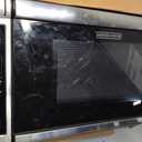 BLACK+DECKER EM720CB7 Digital Microwave Oven with Turntable Push-Button Door, Child Safety Lock, 700W, Stainless Steel, 0.7 Cu.ft