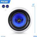 Pyle 8” In-Wall / In-Ceiling Hi-Fi Stereo Speakers, 300 Watt