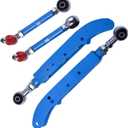 Adjustable Rear Lower Control Arms + Toe Left and Right Kit Compatible with Subaru Impreza BRZ WRX Legacy Crosstrek Forester Outback Toyota GR86 +/- 3 Degrees