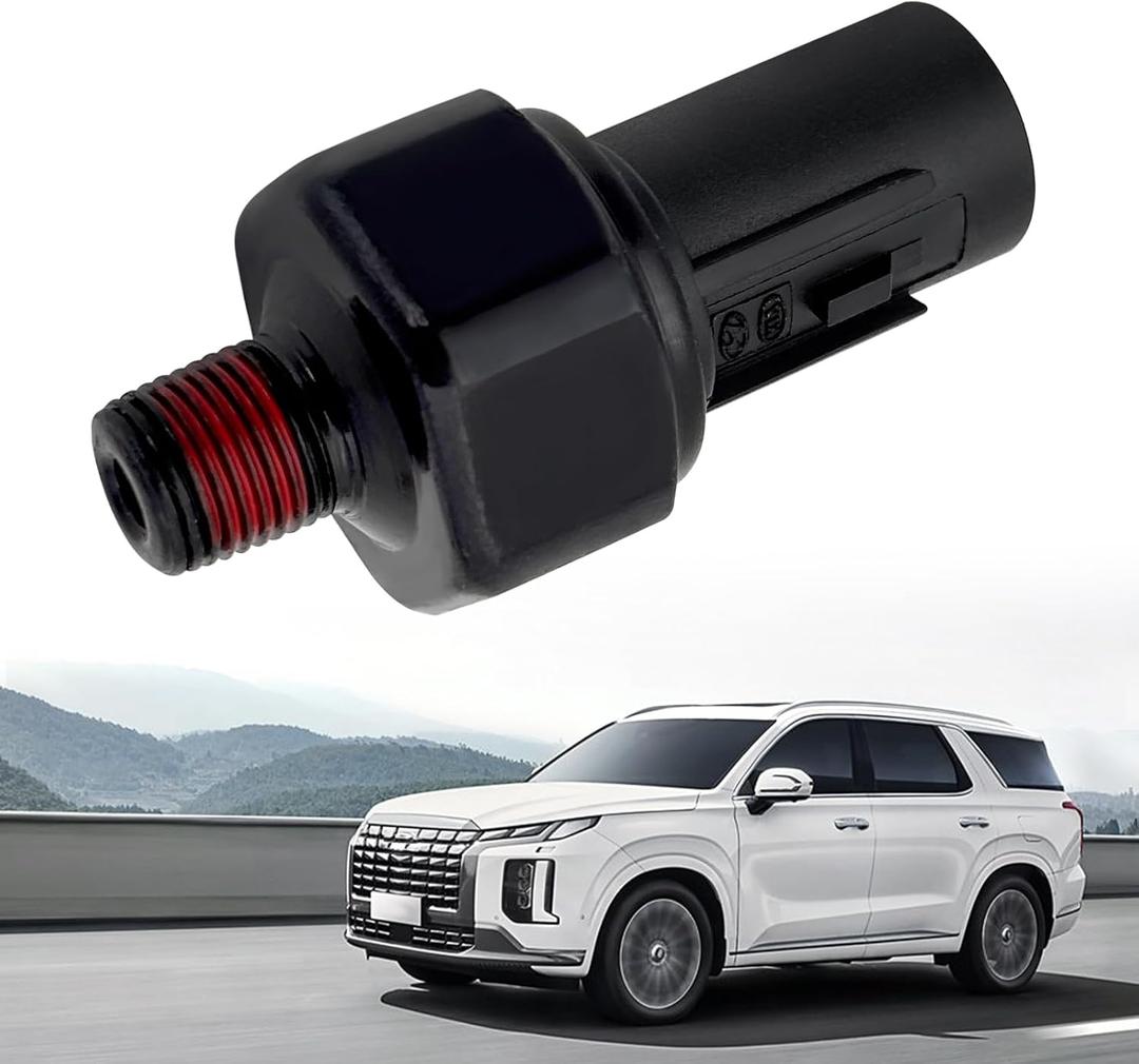 Replace OE# 94750-37100/9475037000, Engine Oil Pressure Switch, Compatible with Hyundai K1a 2001-2018 (1PC-Black)