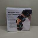 Hinged Knee Brace for Women&Men, Knee Brace with Side Stabilizers Provides Elastic Support, Knee brace for Meniscus Tearcan Improve Mobility and Relieve Pain, Reduce Knee PressureBlack