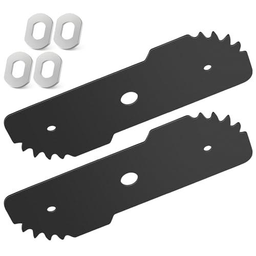 HandyTek 2-Pack EB-007 7-1/2-inch Edge Hog Heavy-Duty Edger Replacement Blade for Black & Decker 2-in-1 LE750, LE710, LE760, EH1000 Edger/Lawn Trimmer w/ 4 Wear Indicators