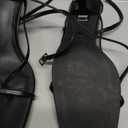 PiePieBuy Womens Kitten Heel Sandals Square Open Toe Ankle Buckle Strap Dress Shoes, 9.5