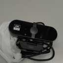 AOC 4k Webcam for PC with Microphone, Computer Camera with Noise Cancellation, Privacy Cover, 99 FOV, Plug & Play USB Webcam for Streaming, Conferencing, Zoom, Skype, Facetime, Laptop, PC, Skype (Black)