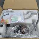 6-Light Wood Farmhouse Chandelier for Dining Room 23'' Vintage Rustic Pendant Light Fixtures Lighting for Hallway Entryway Foyer Kitchen Living Room (Walnut)