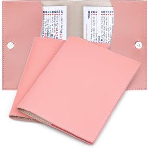 Catcan Mahjong Card Sleeves, 2 Pack 11.38x7.08 Inch Portable Rule Card Organizer with Snap Closure, Holds Multiple Rule Cards