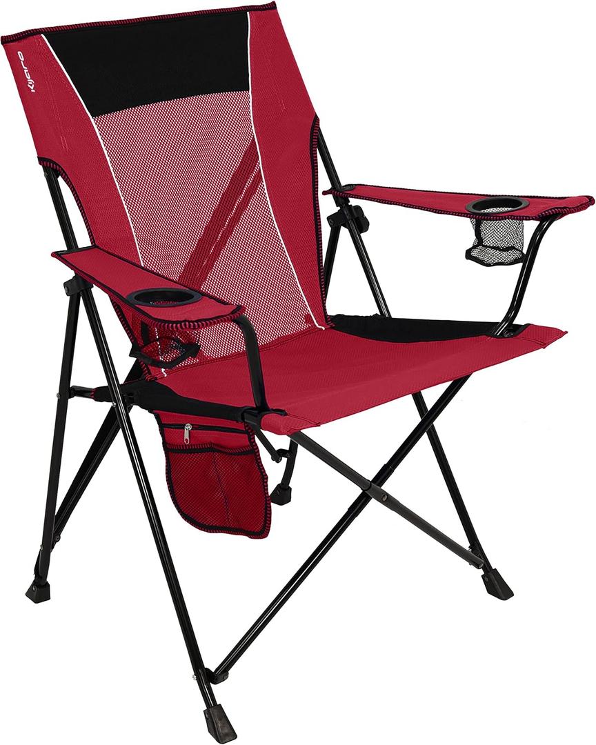 Kijaro Dual Lock Portable Camping Chairs - Versatile Folding Chair, Sports Chair, Outdoor Chair & Lawn Chair - Dual Lock Feature Red Rock Canyon, 35.5 X 26 37 Inches