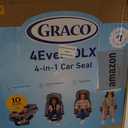 Graco 4Ever DLX 4-in-1 Baby Car Seat, Infant to Toddler Car Seat, 10 Years of Use, Rear-Facing, Forward-Facing, Highback Booster, and Backless Booster Seat Modes, Comfortable and Convenient, Charlie, Manufactured Date: 02/09/2026