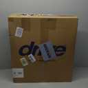 Drive Medical 11148-1 Folding Steel Bedside Commode Chair, Portable Toilet, Supports Individuals Weighing Up To 350 Lbs, with 7.5 Qt. Bucket and 13.5 Inch Seat, Grey