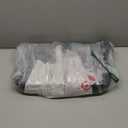 Adjustable Height TV Tray Table with Bumper Rounded Corner Design & Flip-top Side Table for Bedroom, Living Room, Bathroom and Study, End Table for Eating, Dinner or Laptop, Black