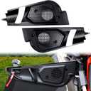 6.5 inch Front Door Speaker Pods Kit Compatible with Can Am Maverick X3 / X3 Max/Turbo/R 2017-2024 2025 All Models Accessories Stereo System Waterproof Speaker Mount Enclosure Panels (2pcs)