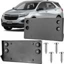 License Plate Bracket Accessories for Chevrolet Chevy Equinox 2022 2023 2024, Front Bumper License Plate Holder Replacement Frame Black Mount