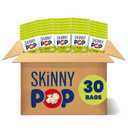 SkinnyPop Popcorn, Original, Whole Grain, Dairy-Free Snack, 0.65oz Bags (30ct)