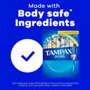 Tampax Pearl Tampons for Women, with LeakGuard Braid, Regular Absorbency, Unscented, 50 Count