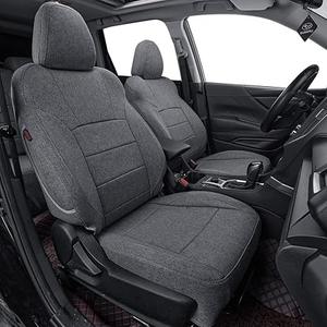 coverdream Forester Seat Covers Custom Fit for 2019-2023 2024 Subaru Forester Seat Covers,Full Coverage,Airbag Compatible Polyester Car Seat Protector (Full Set,Gray)
